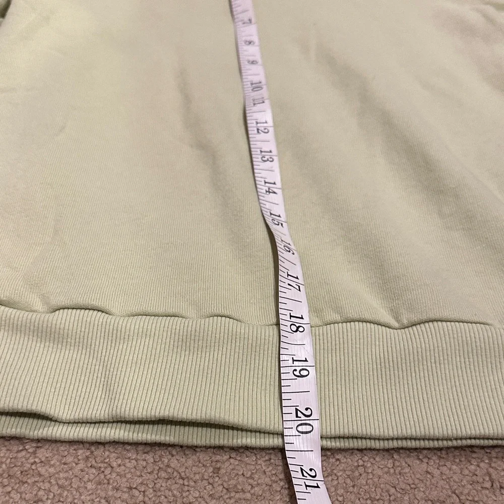 Nation LTD Sage Green Puff Sleeve Sweatshirt​ - Picture 5 of 6